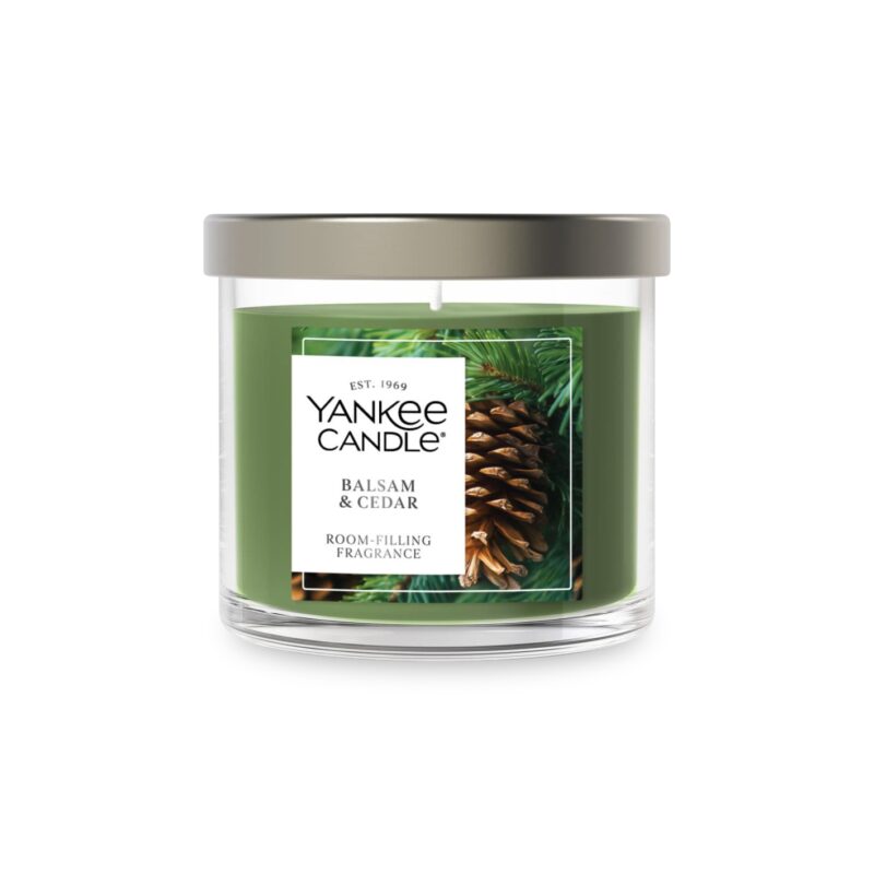 Custom Yankee Candle Small Tumbler Candle - Balsam and Cedar - 2